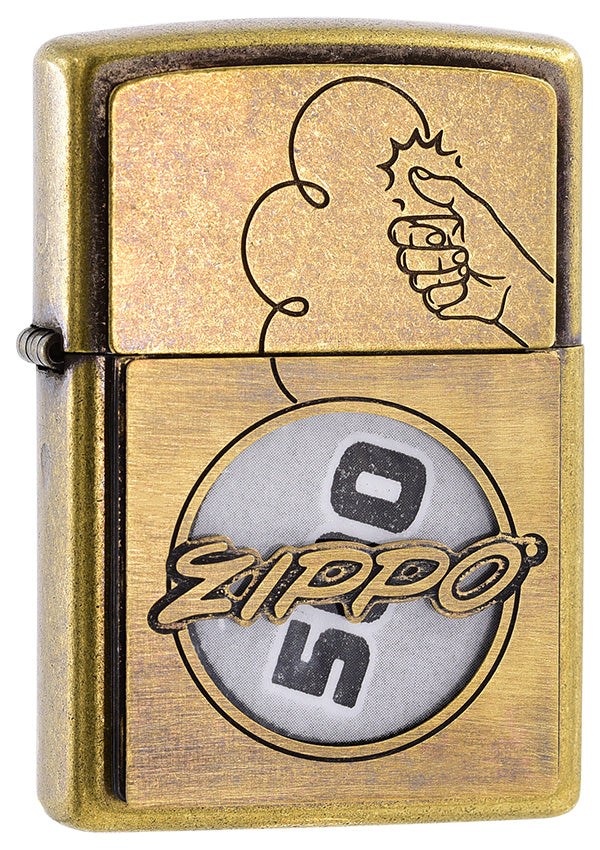 ZA-6-O50 硬幣收藏(金)防風打火機