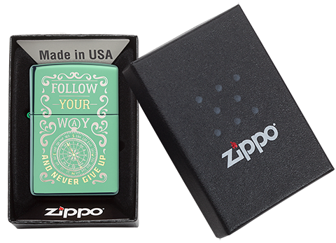 49161 Follow Your Heart Windproof Lighter