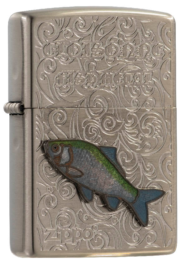 ZA-6-F09 Metal Fish-Tall Carp Windproof Lighter
