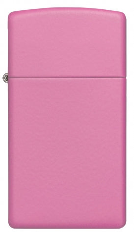 1638 Slim Pink Matte Windproof Lighter
