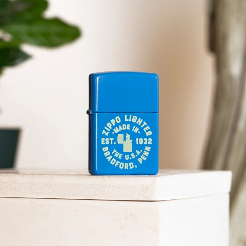 46173 Zippo Stamp Design Windproof Lighter