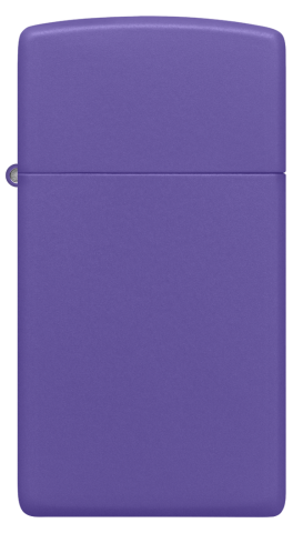 1637 Slim Purple Matte Windproof Lighter
