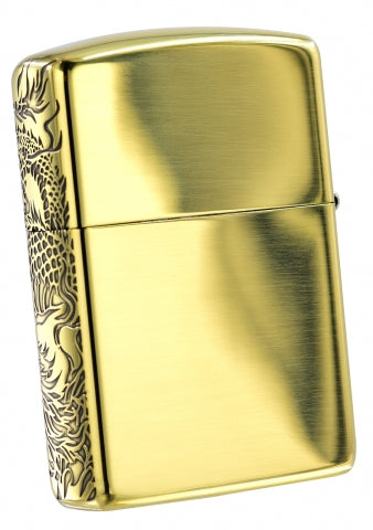 ZA-3-17A Armor® Soaring Dragon Windproof Lighter – Gold