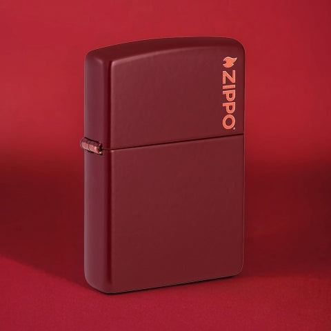 46021ZL Merlot Zippo Logo Windproof Lighter