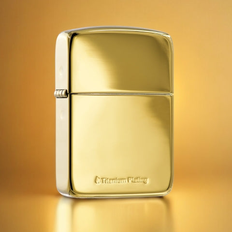 ZA-1-20B 1941 Replica Titanium-Coated Gold Windproof Lighter
