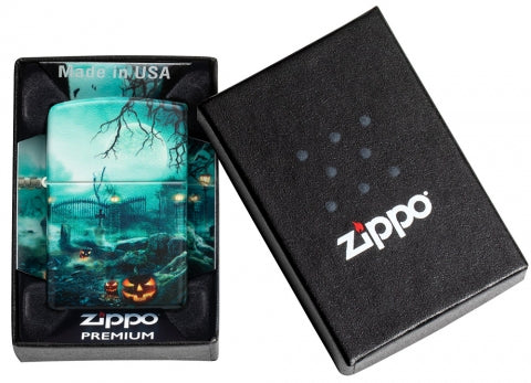 48389 Haunted Cemetery Windproof Lighter
