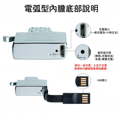 65828 打火機電弧型內膽