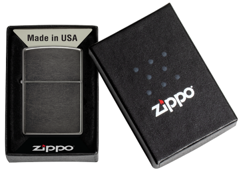 28378 Metallic Gray Windproof Lighter