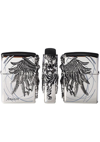 ZA-1-36B Amazon Warrior Windproof Lighter – Silver