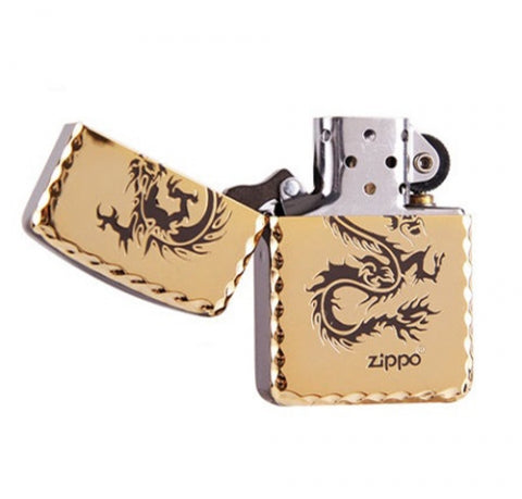 ZA-1-18A 1941 Replica Golden Dragon Windproof Lighter
