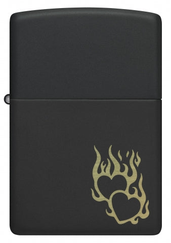 46004 Burning Heart Windproof Lighter