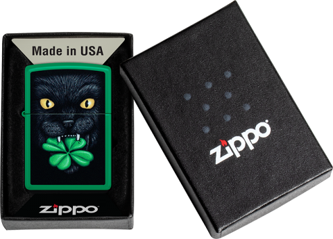 46721 Lucky Cat Design Windproof Lighter