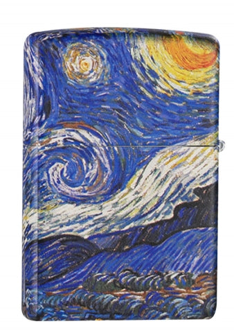 Z-007 Van Gogh The Starry Night Windproof Lighter