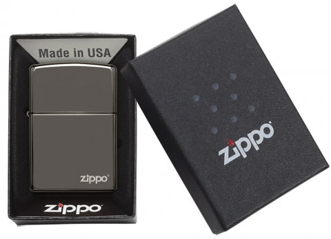 150ZL Black Ice Zippo Logo Windproof Lighter