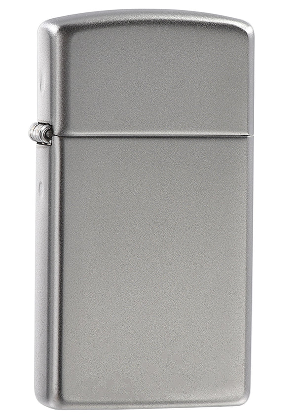 1605 Slim Satin Chrome Windproof Lighter