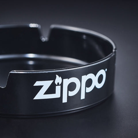 ZAT-L Zippo Durable Black Ashtray – Large
