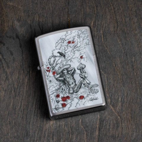 49144 Rietveld Skull Windproof Lighter