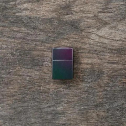 49146 Rainbow Glossy Paint Windproof Lighter
