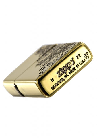 ZA-3-17A Armor® Soaring Dragon Windproof Lighter – Gold