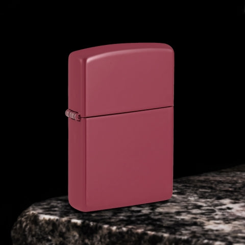 49844 Red brick-colored glossy Windproof Lighter