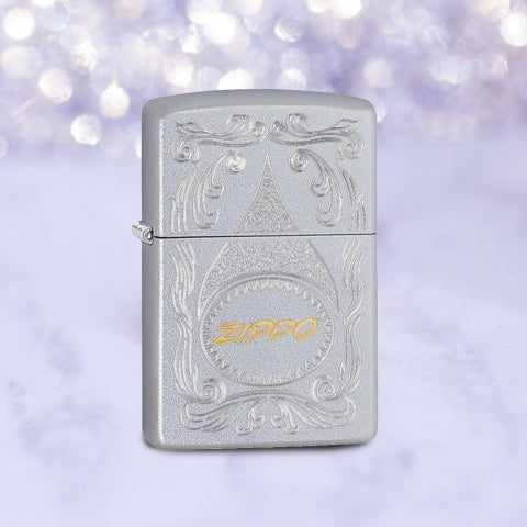 29512 Gold-lettered engraved Windproof Lighter
