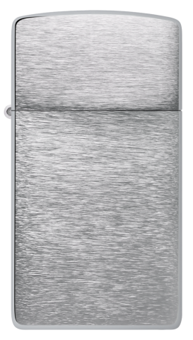 1600 Slim Brushed Chrome Windproof Lighter