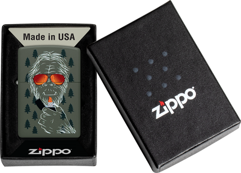 46720 Bigfoot lights up the legendary Windproof Lighter