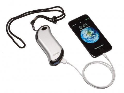 ZAHB9S-S Zippo Rechargeable Hand Warmer & Power Bank