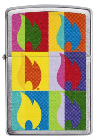 29623 Color Block Flame Windproof Lighter