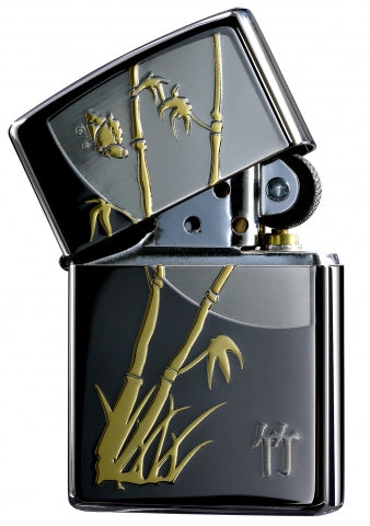ZA-1-62D Moonlit Pine & Bamboo Windproof Lighter