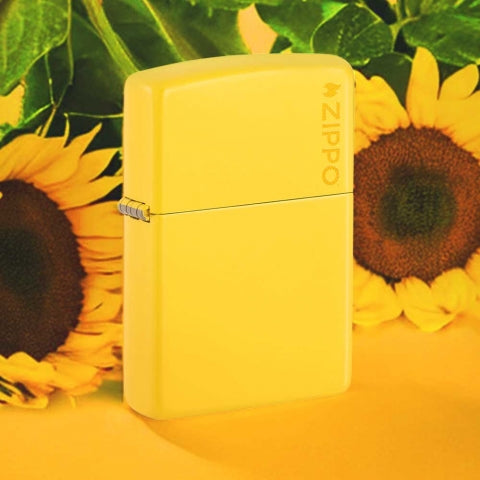 46019ZL Sunflower Zippo Logo Windproof Lighter
