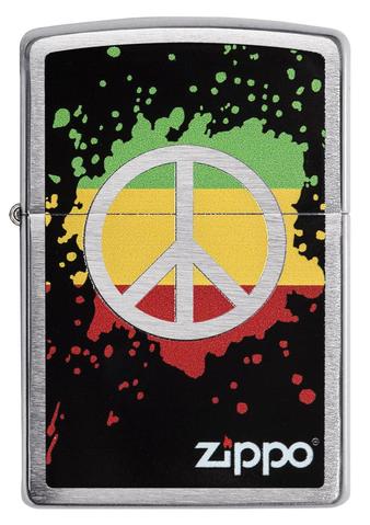 29606 Peace Symbol Windproof Lighter