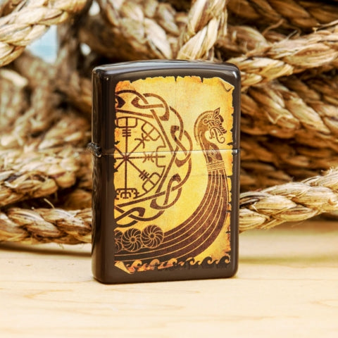 49182 VikingWarshipWindproofLighter