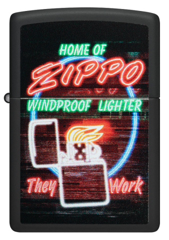 48455 Neon Design Windproof Lighter