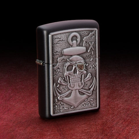 48122 Anchor Skull Windproof Lighter