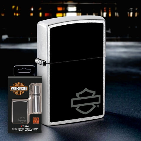 46131 Harley-Davidson® Windproof Lighter & Fuel Canister Set