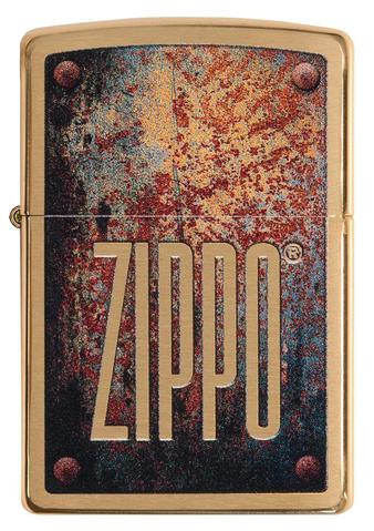 29879 Rusty Iron Plate Windproof Lighter