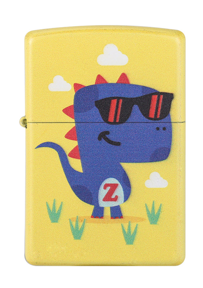 Z-012 Little Dinosaur Series-Yellow Windproof Lighter
