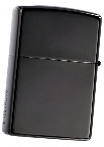 ZA-3-123A Diagonal Grid Windproof Lighter – Black & Silver