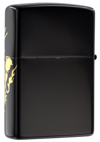 ZA-3-12A Crowned Griffin Windproof Lighter – Gold