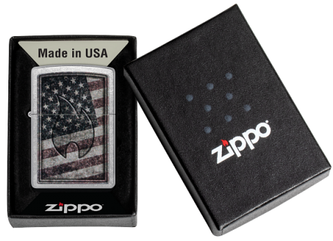 48180 American Flame Flag Windproof Lighter