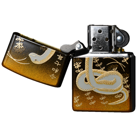 ZA-6-2 Ukiyo-e Snake Windproof Lighter