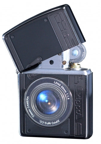 ZA-2-110C Camera Design Windproof Lighter – Black