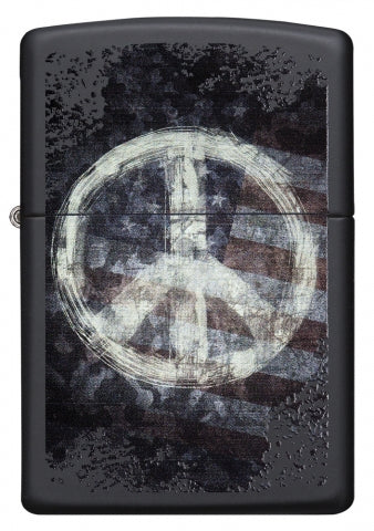 28864 Peace Flag Windproof Lighter
