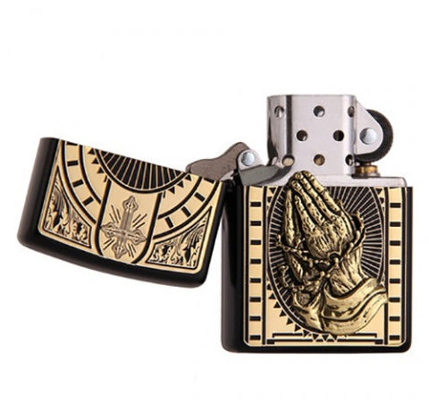 ZA-5-16A Faith & Prayer Windproof Lighter