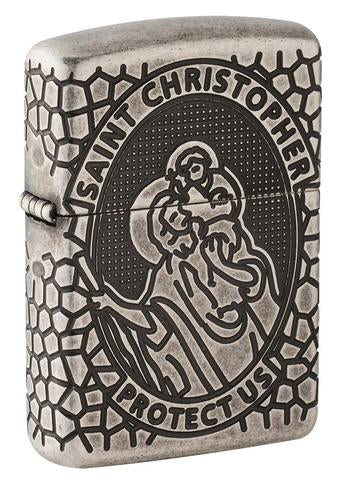 49160 St. Christopher (Armor) Windproof Lighter