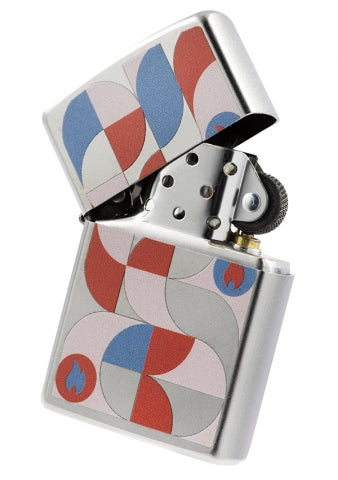 48712 2023 Founder’s Day Geometric Color Block Windproof Lighter