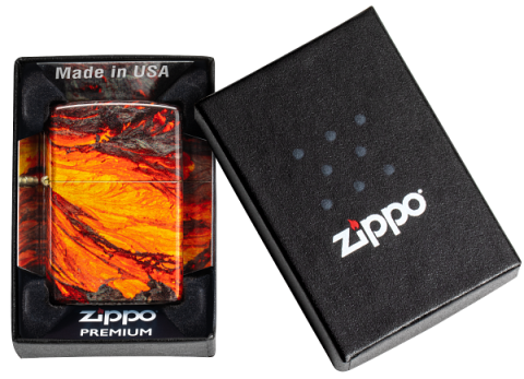 48622 Lava Flow Design 540 Fusion Windproof Lighter