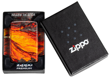 48622 Lava Flow Design 540 Fusion Windproof Lighter