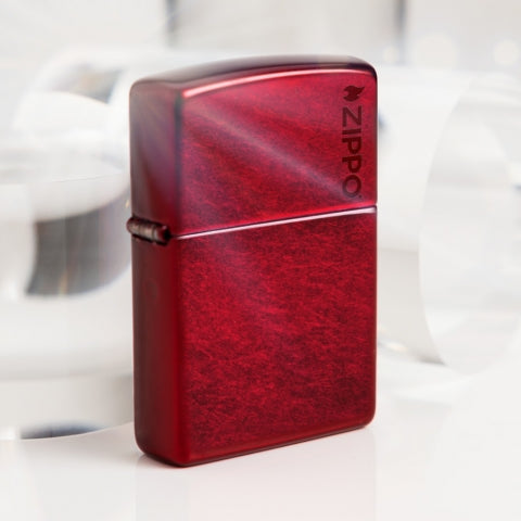 21063ZL Metal Apple Red Windproof Lighter